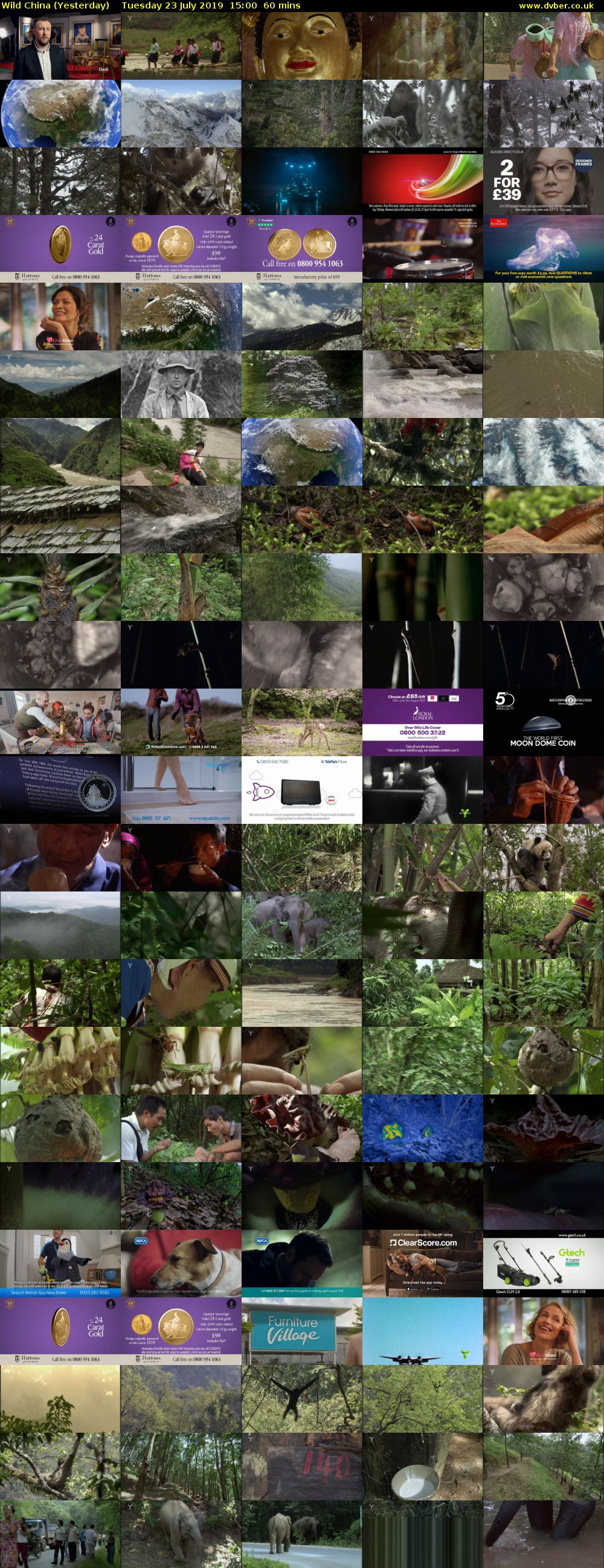 Wild China (Yesterday) Tuesday 23 July 2019 15:00 - 16:00
