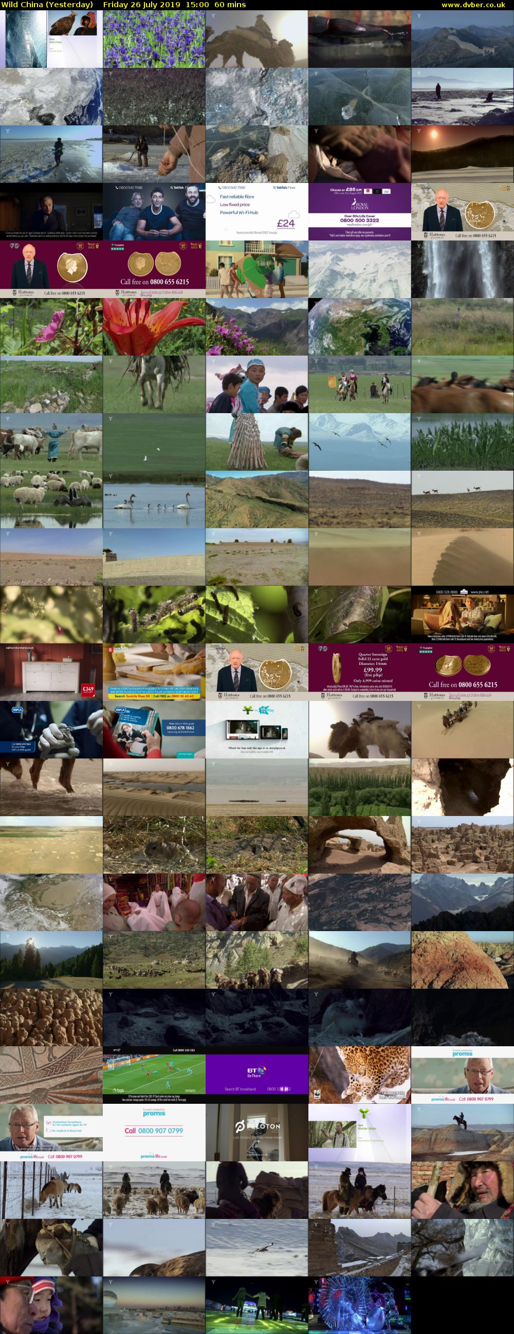 Wild China (Yesterday) Friday 26 July 2019 15:00 - 16:00