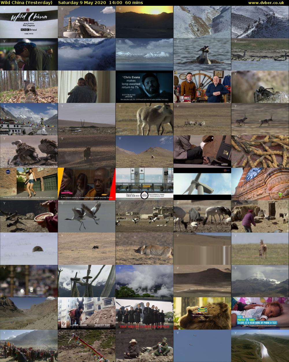 Wild China (Yesterday) Saturday 9 May 2020 14:00 - 15:00