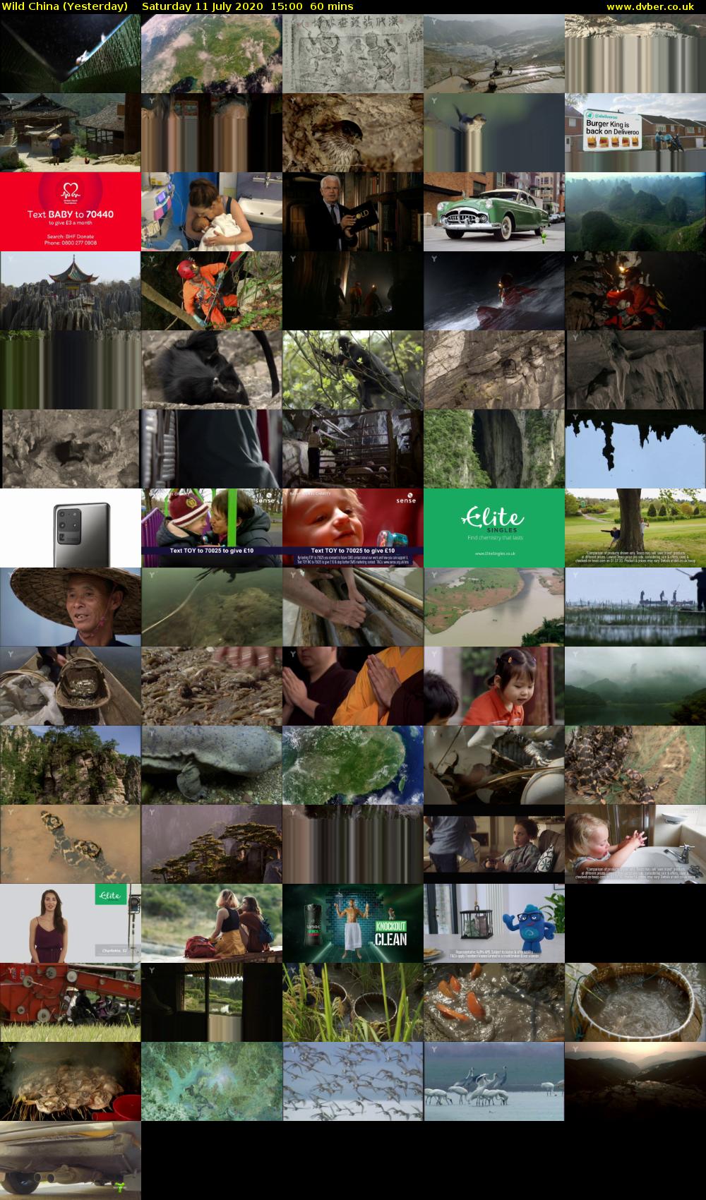 Wild China (Yesterday) Saturday 11 July 2020 15:00 - 16:00