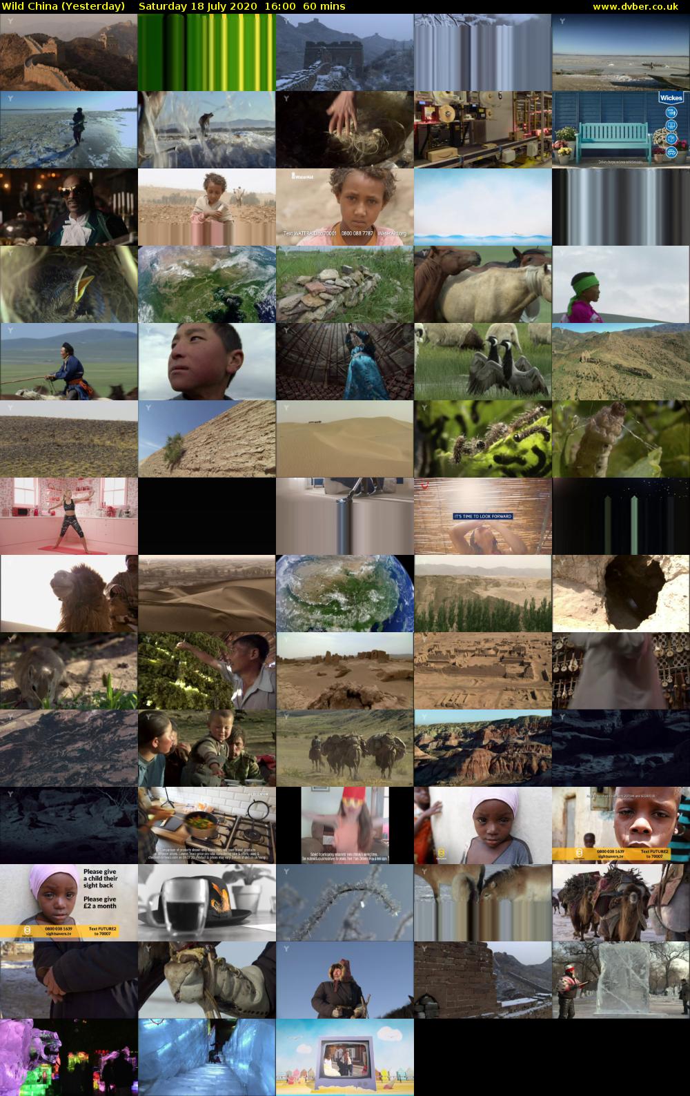 Wild China (Yesterday) Saturday 18 July 2020 16:00 - 17:00