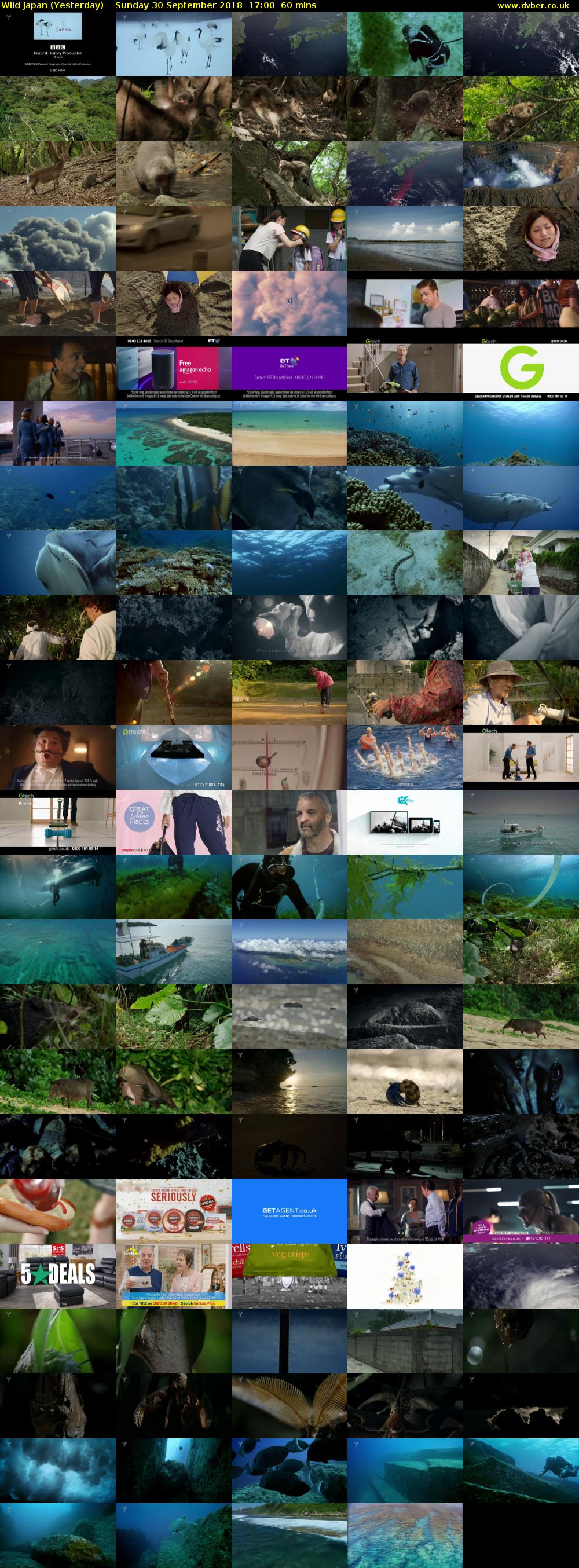 Wild Japan (Yesterday) Sunday 30 September 2018 17:00 - 18:00