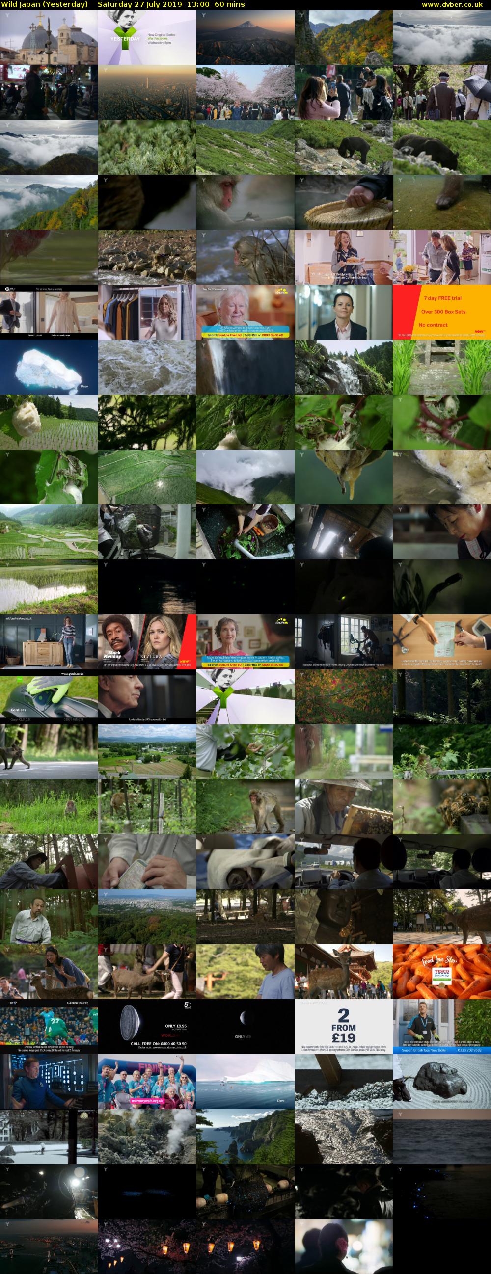 Wild Japan (Yesterday) Saturday 27 July 2019 13:00 - 14:00