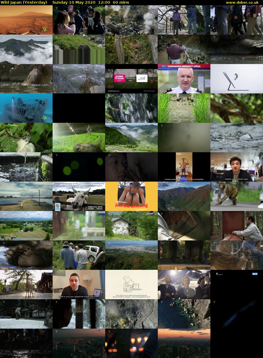Wild Japan (Yesterday) Sunday 10 May 2020 12:00 - 13:00