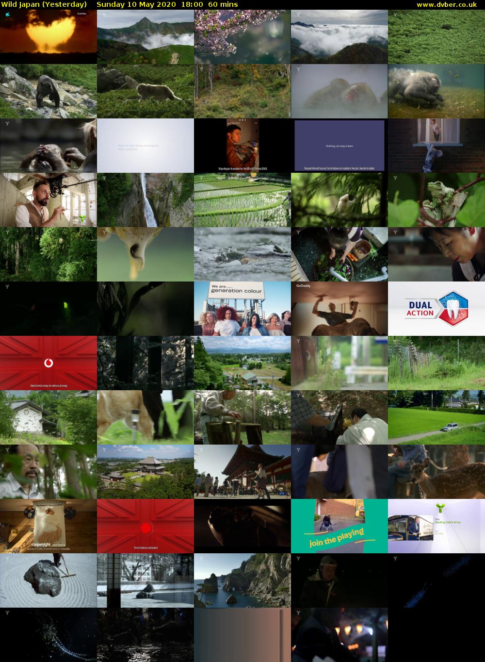 Wild Japan (Yesterday) Sunday 10 May 2020 18:00 - 19:00