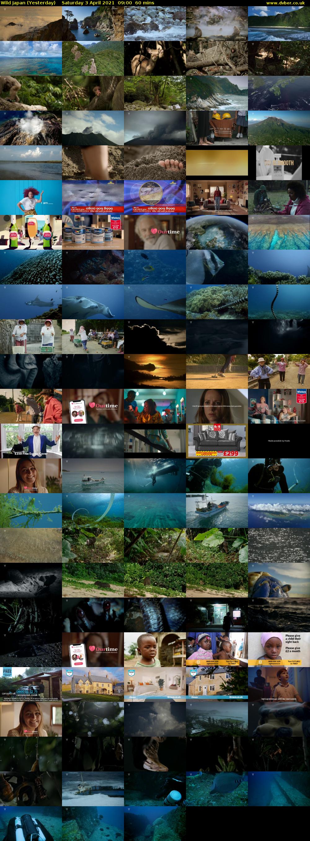 Wild Japan (Yesterday) Saturday 3 April 2021 09:00 - 10:00