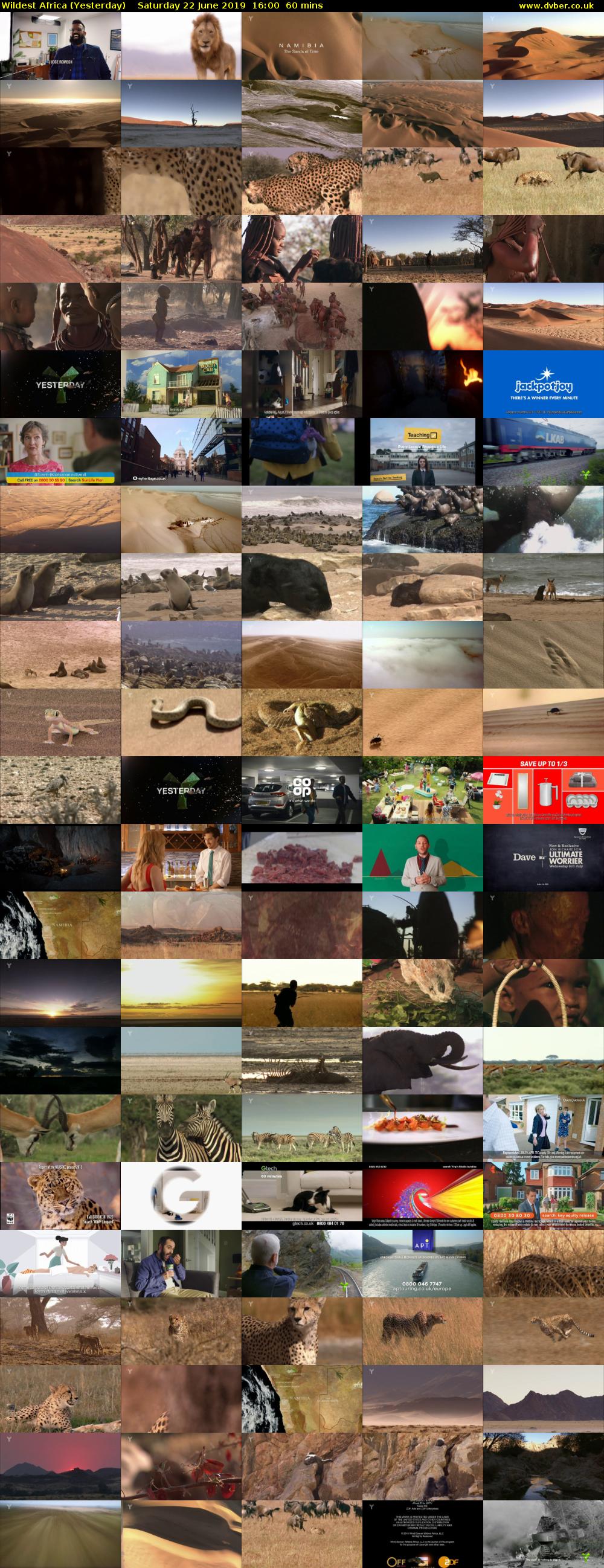 Wildest Africa (Yesterday) Saturday 22 June 2019 16:00 - 17:00