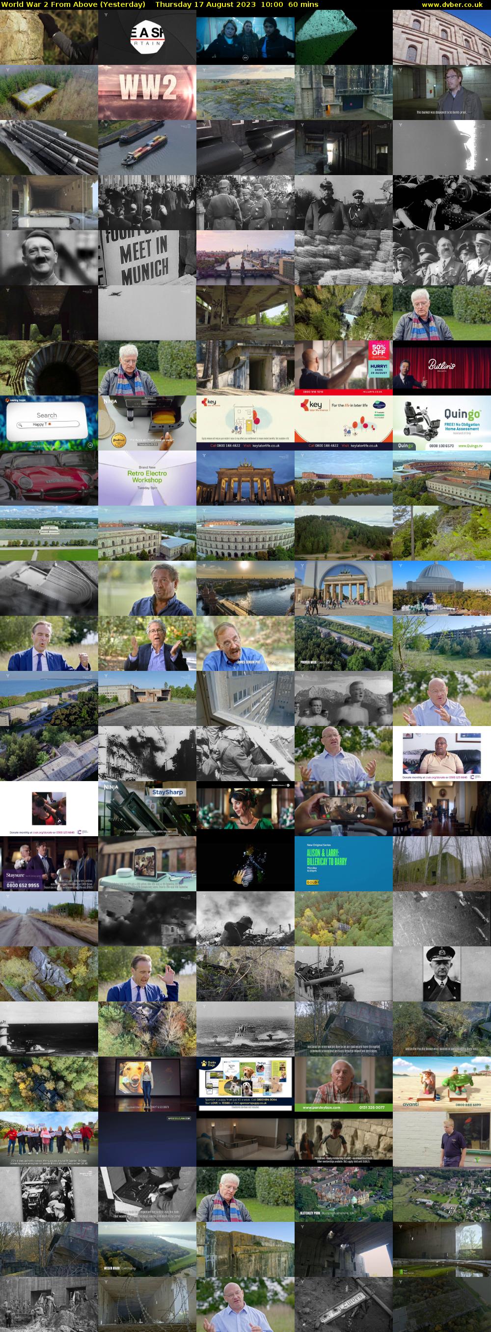 World War 2 From Above (Yesterday) Thursday 17 August 2023 10:00 - 11:00