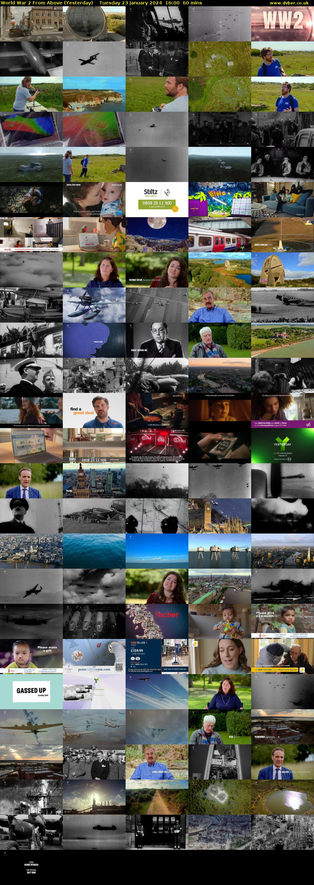 World War 2 From Above (Yesterday) Tuesday 23 January 2024 16:00 - 17:00