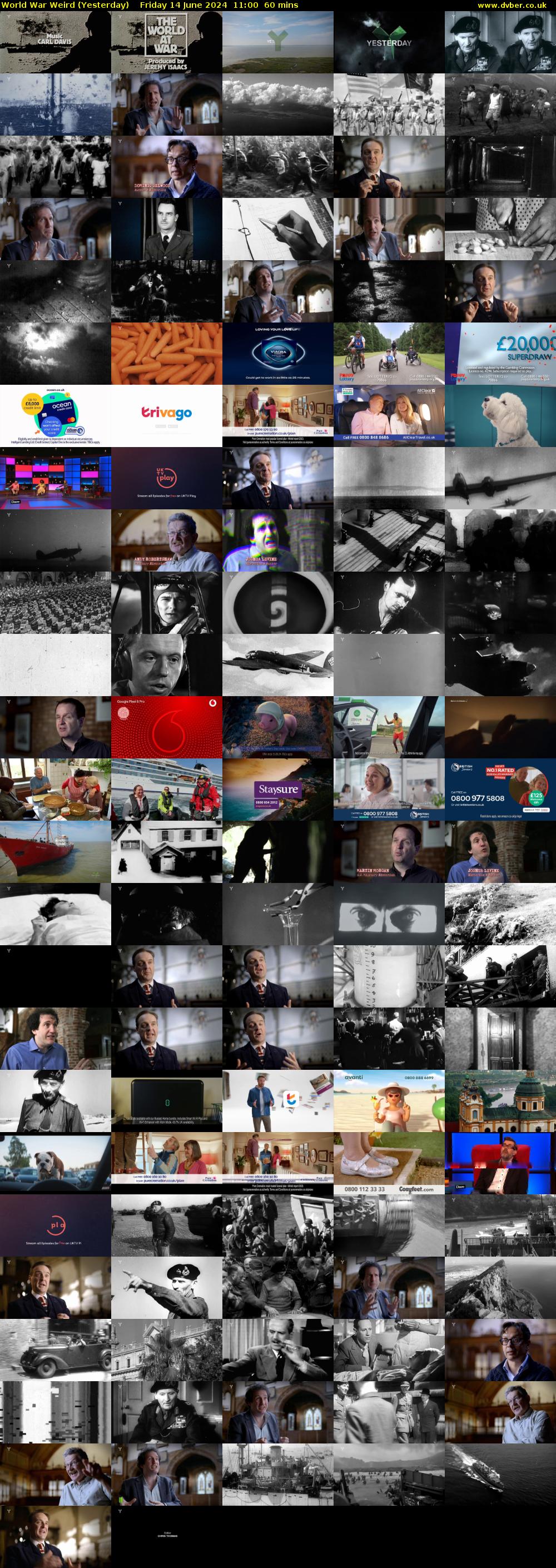 World War Weird (Yesterday) Friday 14 June 2024 11:00 - 12:00