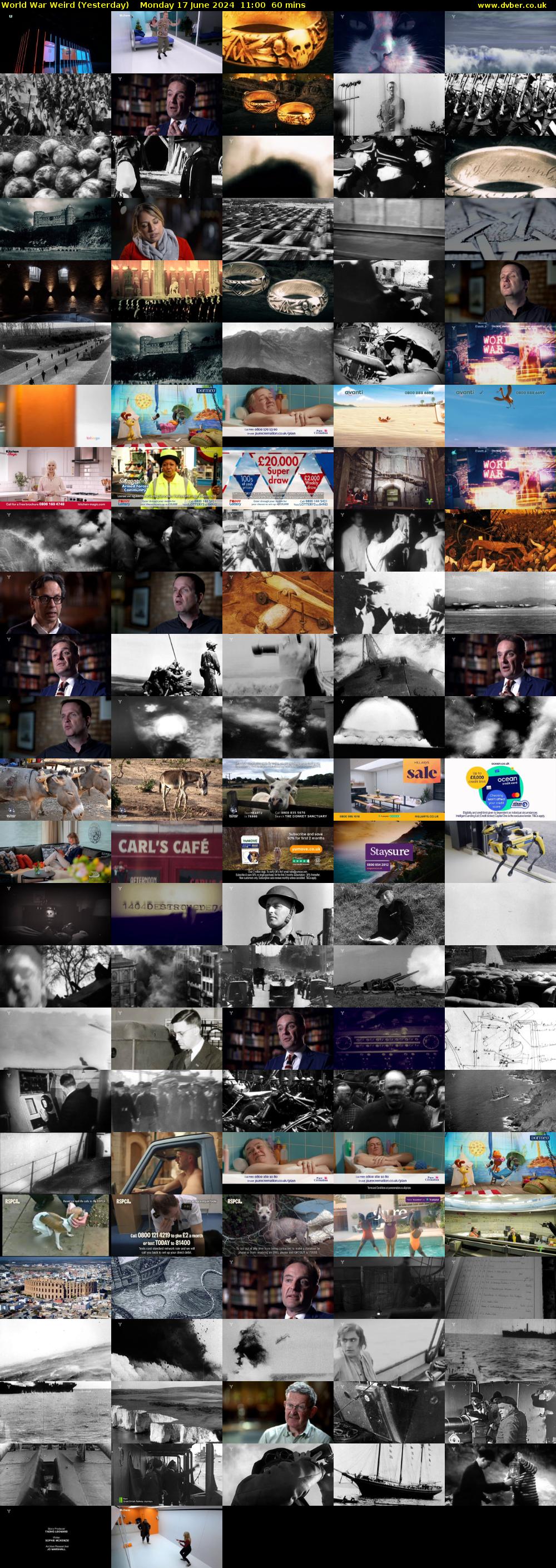 World War Weird (Yesterday) Monday 17 June 2024 11:00 - 12:00