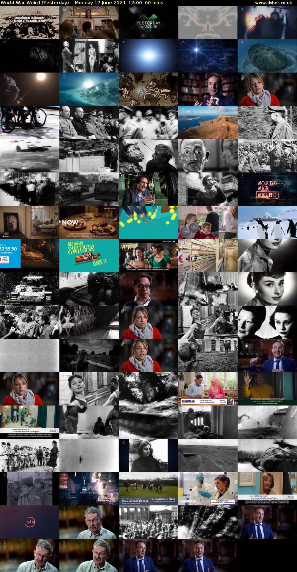 World War Weird (Yesterday) Monday 17 June 2024 17:00 - 18:00