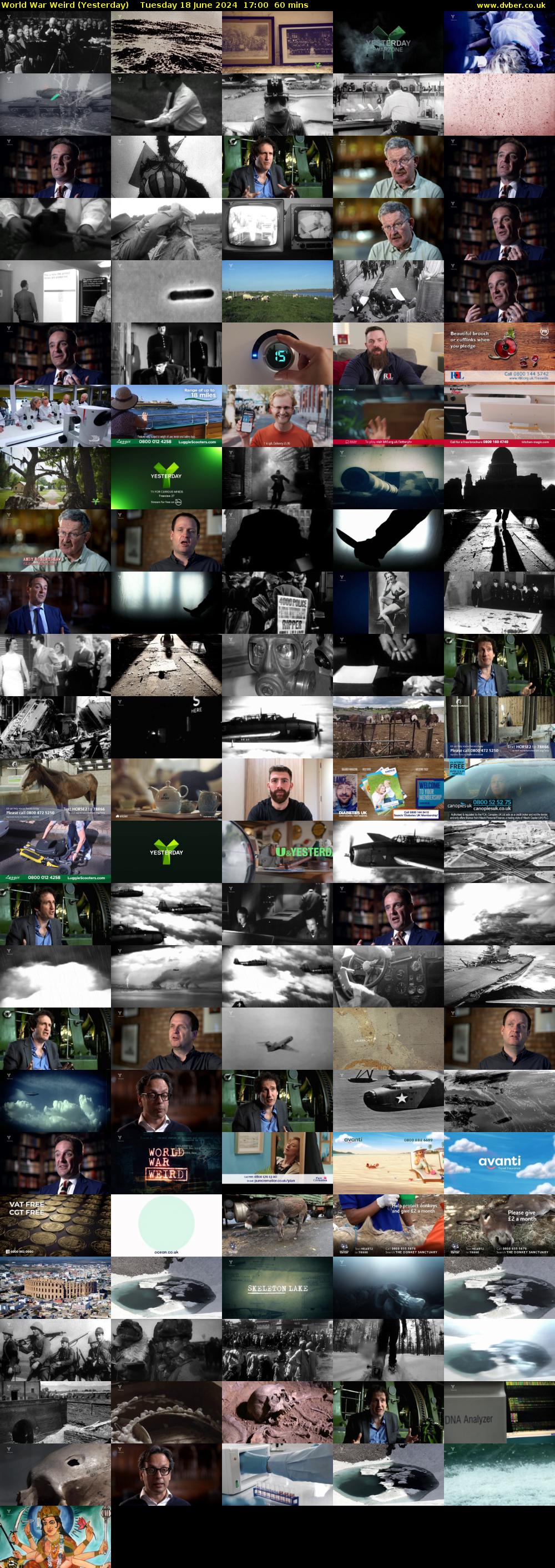 World War Weird (Yesterday) Tuesday 18 June 2024 17:00 - 18:00