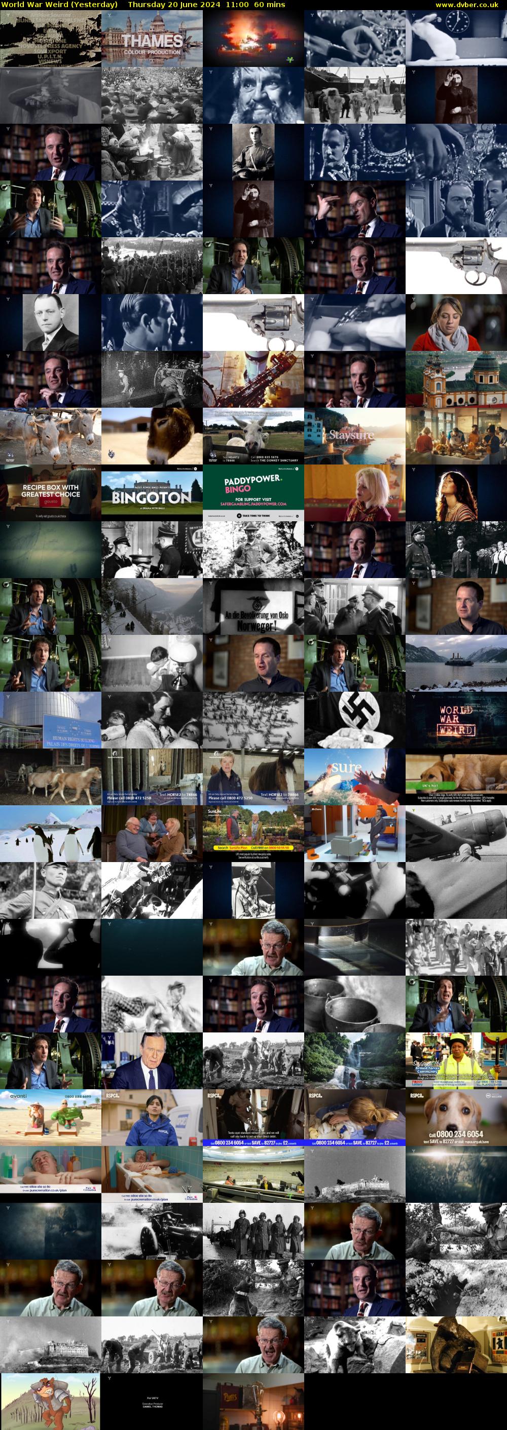 World War Weird (Yesterday) Thursday 20 June 2024 11:00 - 12:00