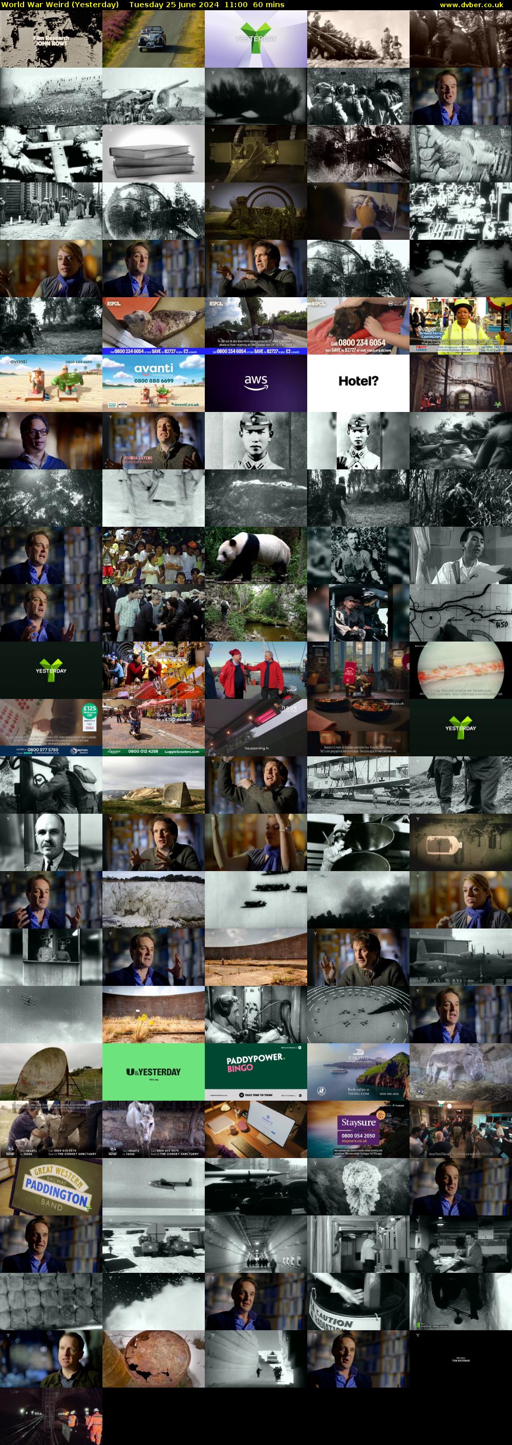 World War Weird (Yesterday) Tuesday 25 June 2024 11:00 - 12:00