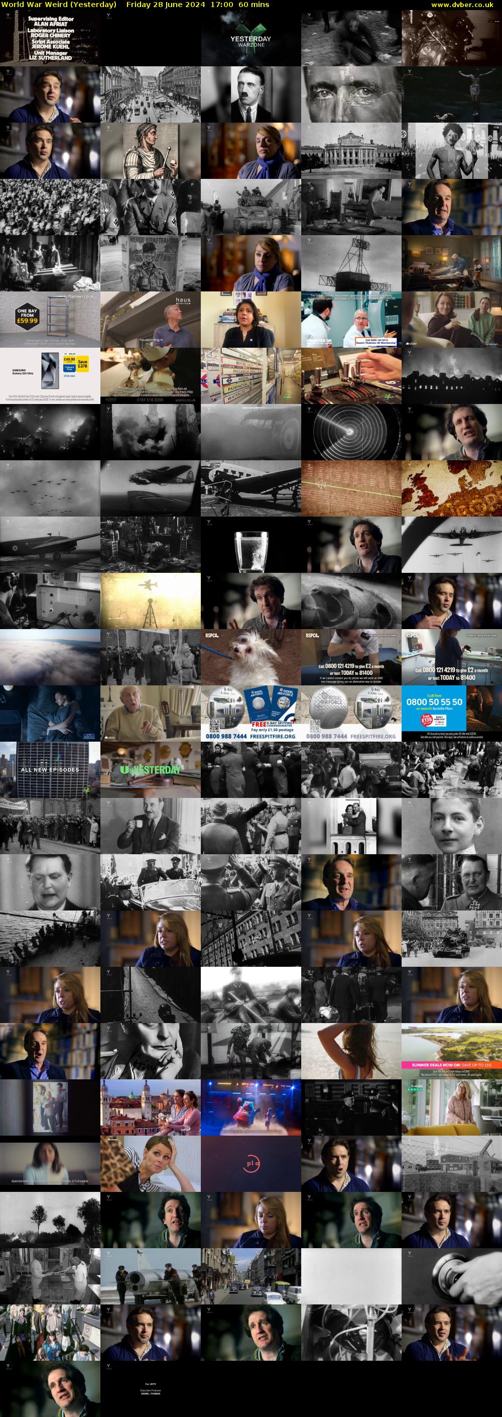 World War Weird (Yesterday) Friday 28 June 2024 17:00 - 18:00