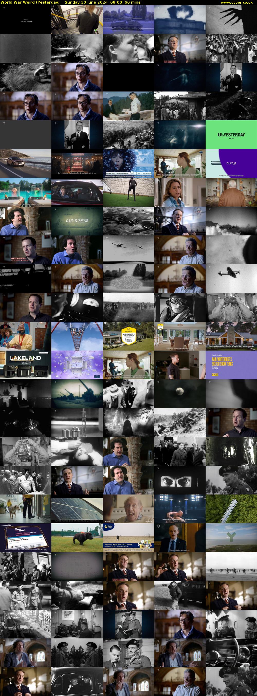 World War Weird (Yesterday) Sunday 30 June 2024 09:00 - 10:00