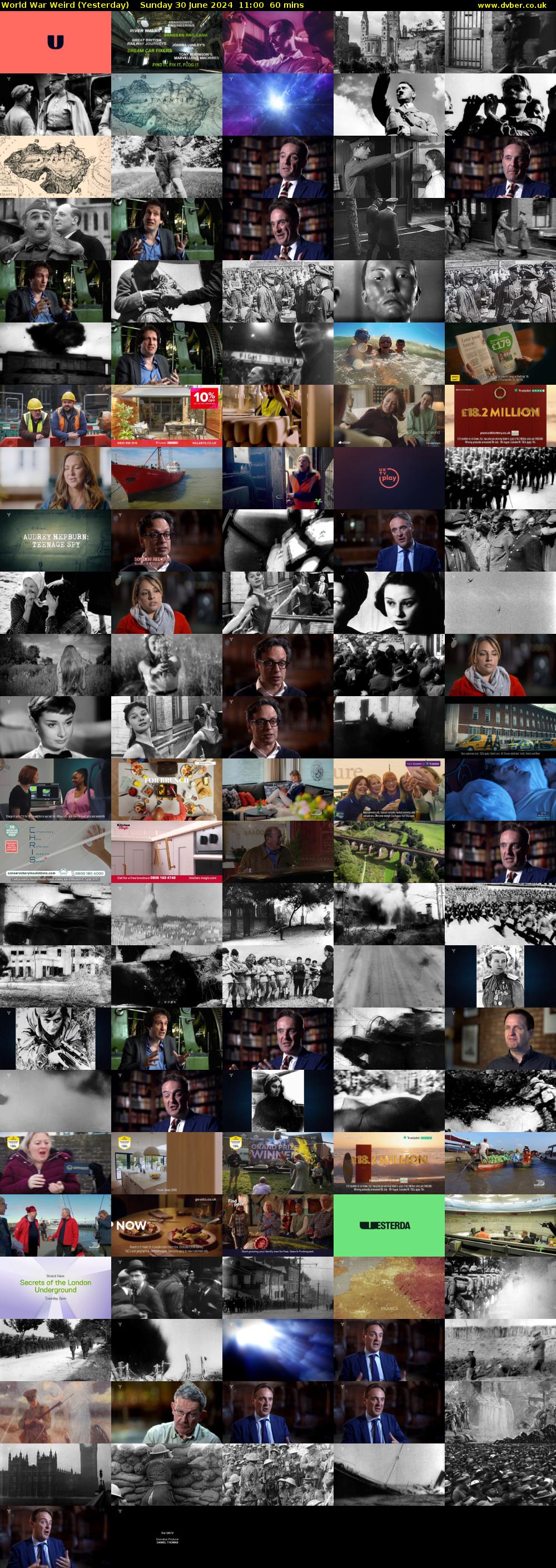 World War Weird (Yesterday) Sunday 30 June 2024 11:00 - 12:00