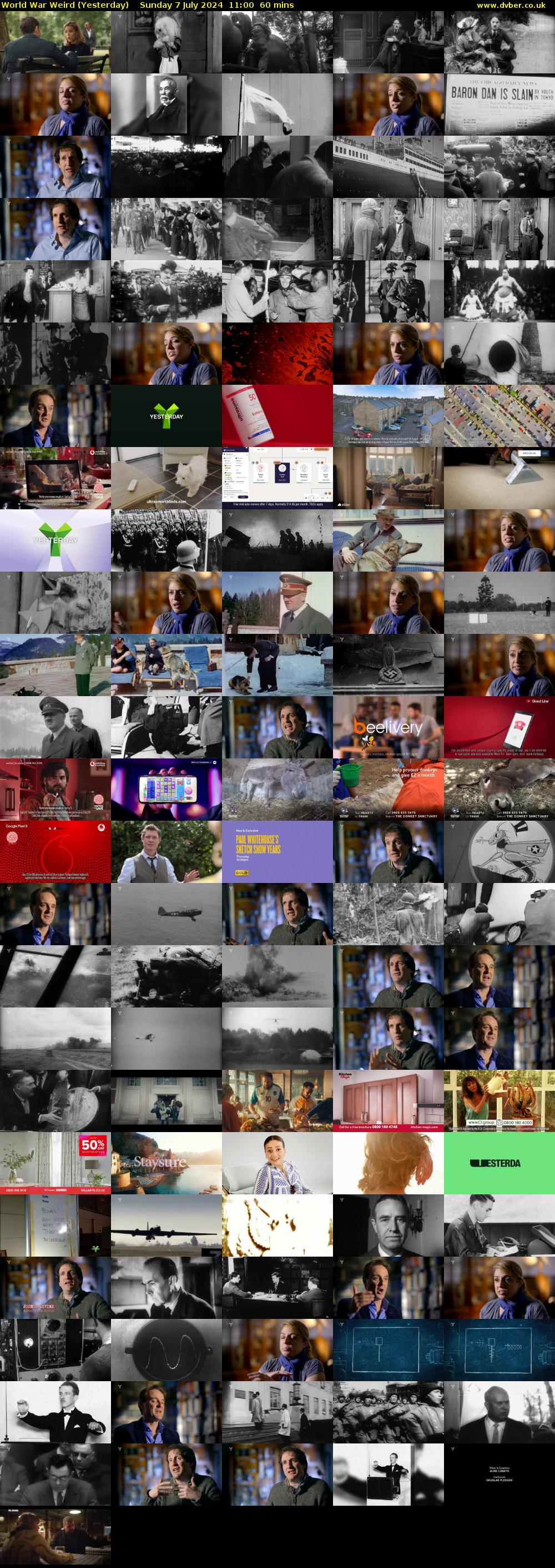 World War Weird (Yesterday) Sunday 7 July 2024 11:00 - 12:00