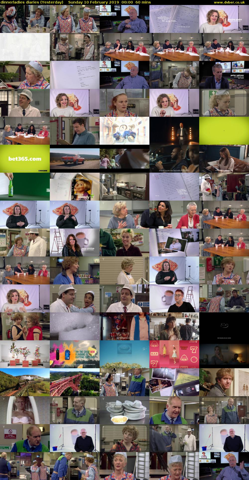dinnerladies diaries (Yesterday) Sunday 10 February 2019 00:00 - 01:00