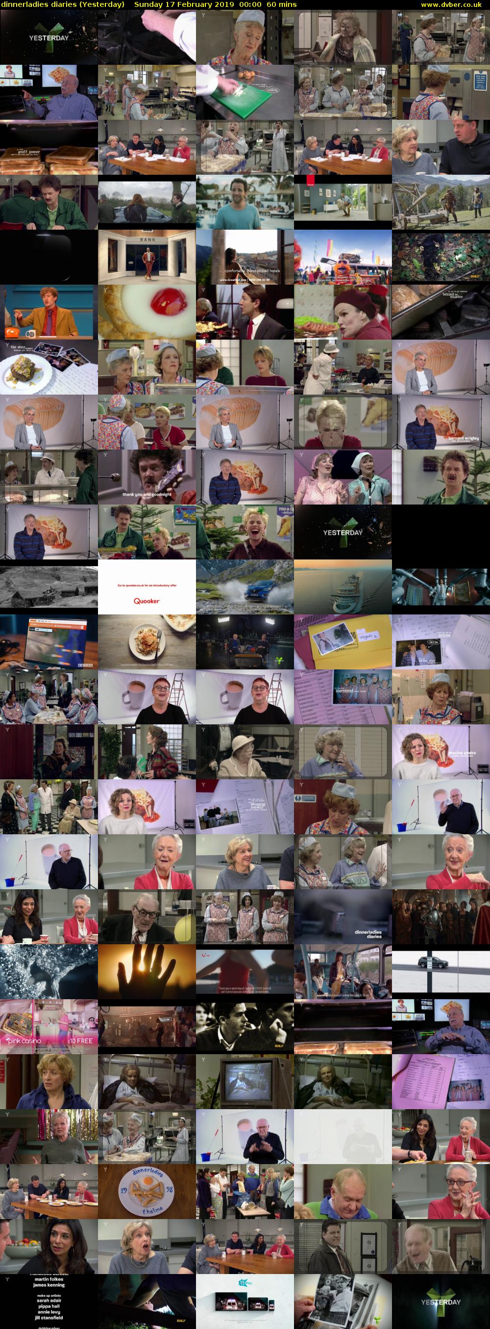 dinnerladies diaries (Yesterday) Sunday 17 February 2019 00:00 - 01:00