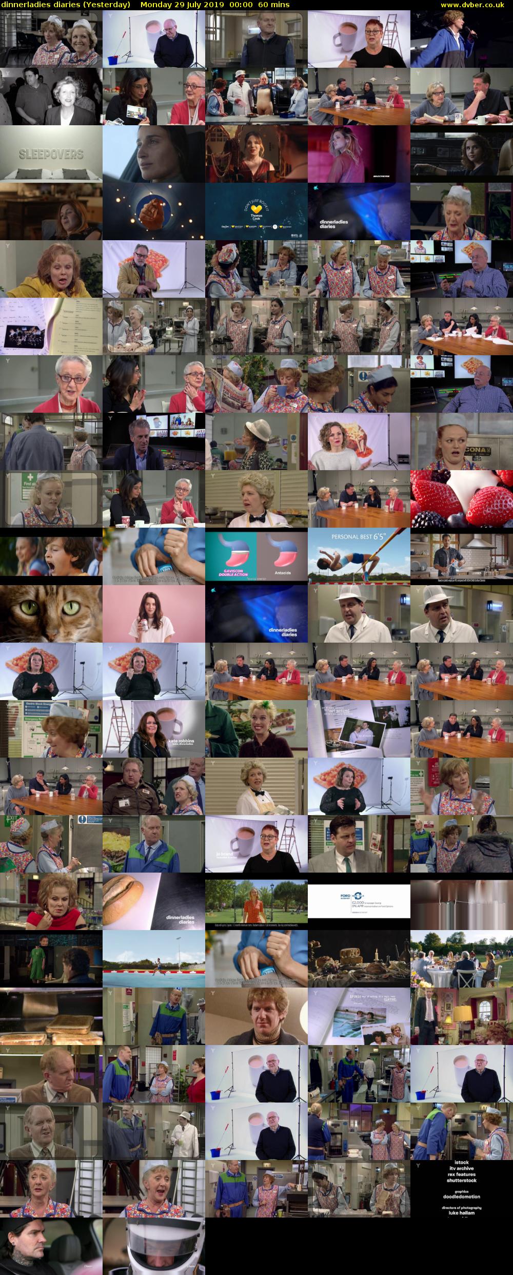 dinnerladies diaries (Yesterday) Monday 29 July 2019 00:00 - 01:00