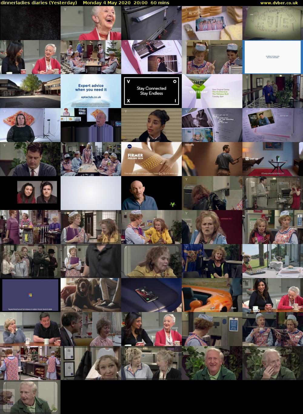 dinnerladies diaries (Yesterday) Monday 4 May 2020 20:00 - 21:00