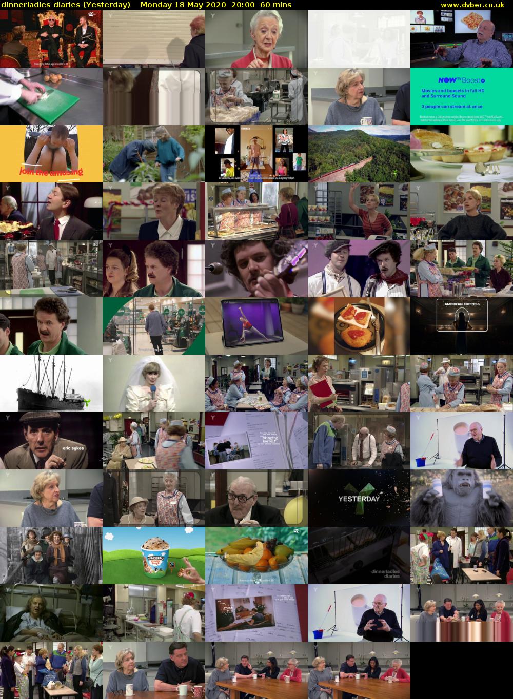 dinnerladies diaries (Yesterday) Monday 18 May 2020 20:00 - 21:00