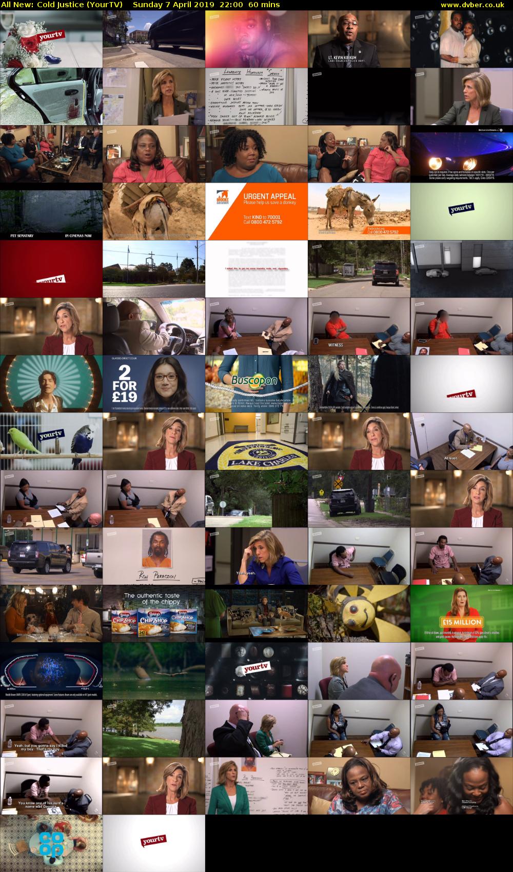 All New: Cold Justice (YourTV) Sunday 7 April 2019 22:00 - 23:00