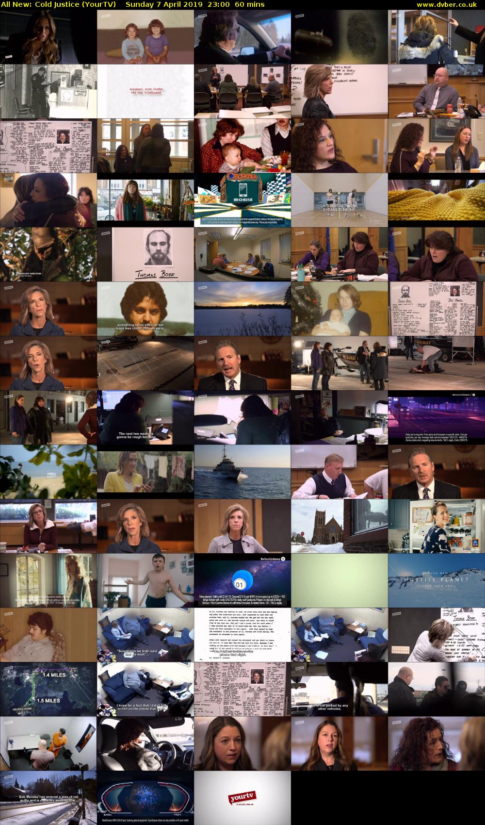 All New: Cold Justice (YourTV) Sunday 7 April 2019 23:00 - 00:00