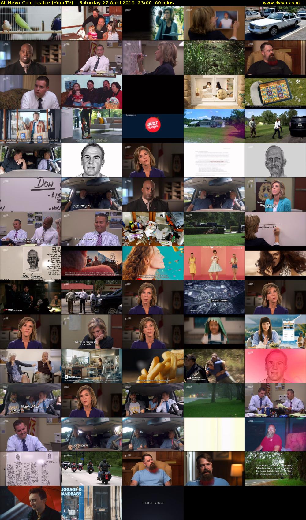 All New: Cold Justice (YourTV) Saturday 27 April 2019 23:00 - 00:00