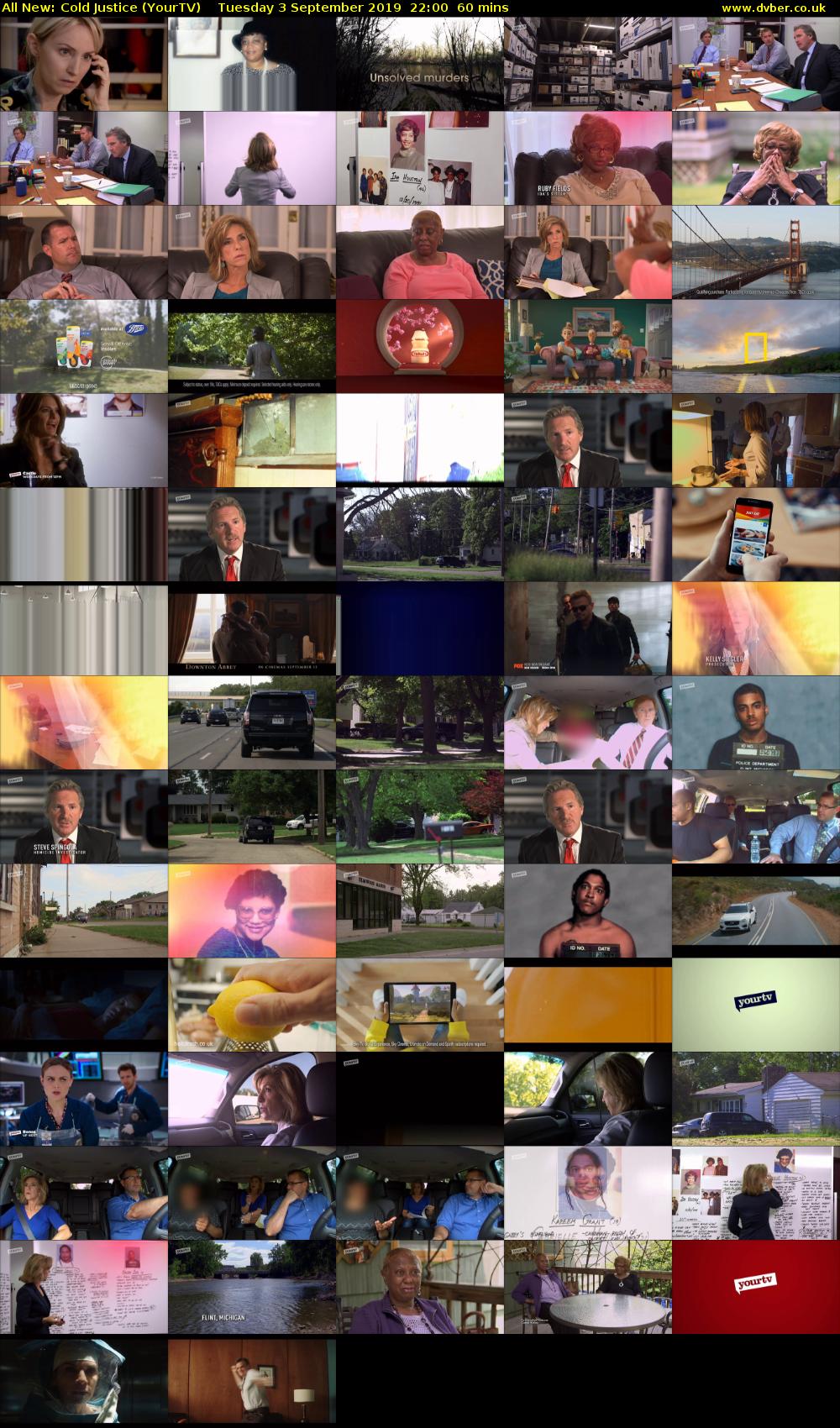 All New: Cold Justice (YourTV) Tuesday 3 September 2019 22:00 - 23:00