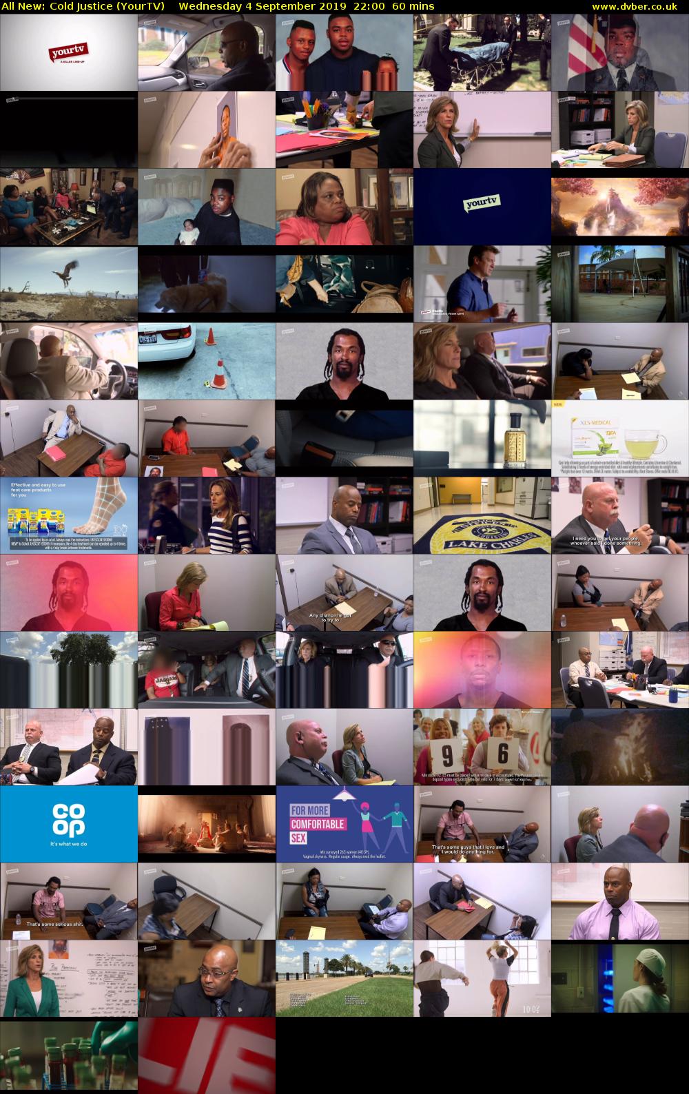 All New: Cold Justice (YourTV) Wednesday 4 September 2019 22:00 - 23:00