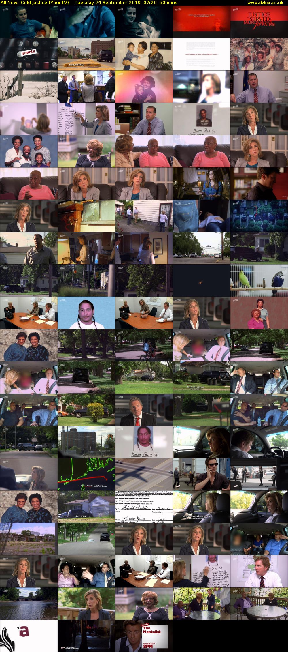 All New: Cold Justice (YourTV) Tuesday 24 September 2019 07:20 - 08:10