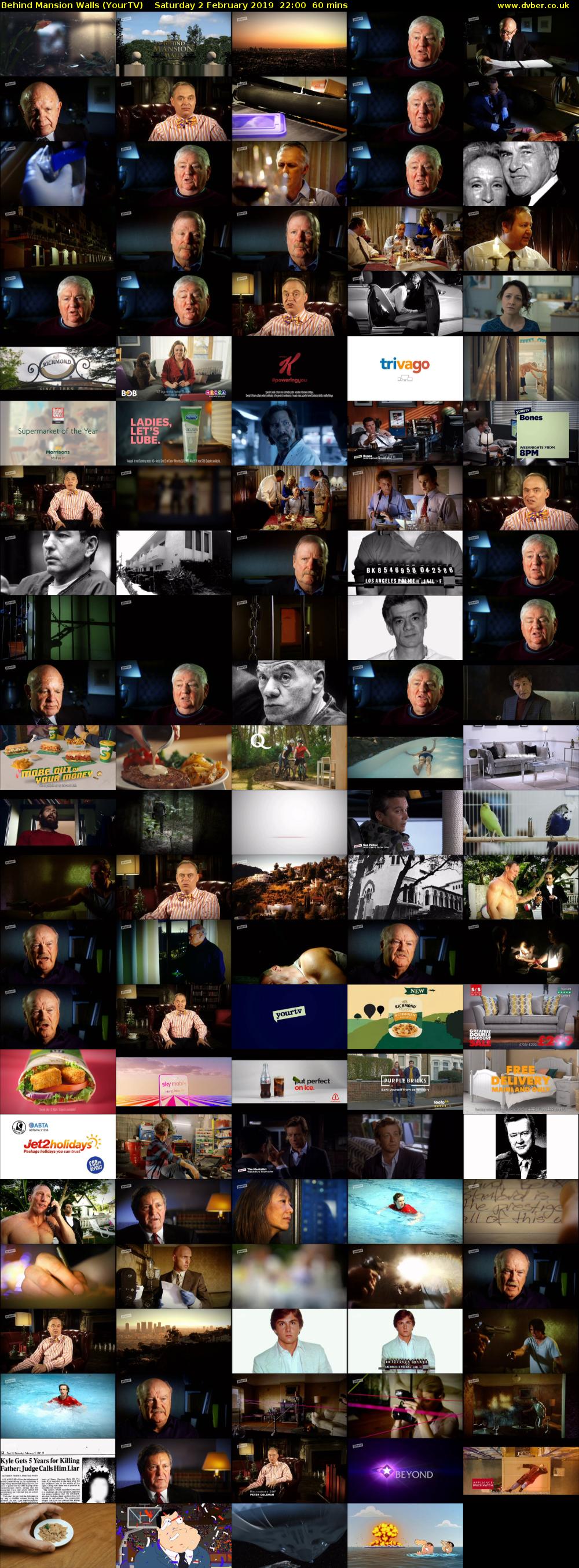 Behind Mansion Walls (YourTV) Saturday 2 February 2019 22:00 - 23:00