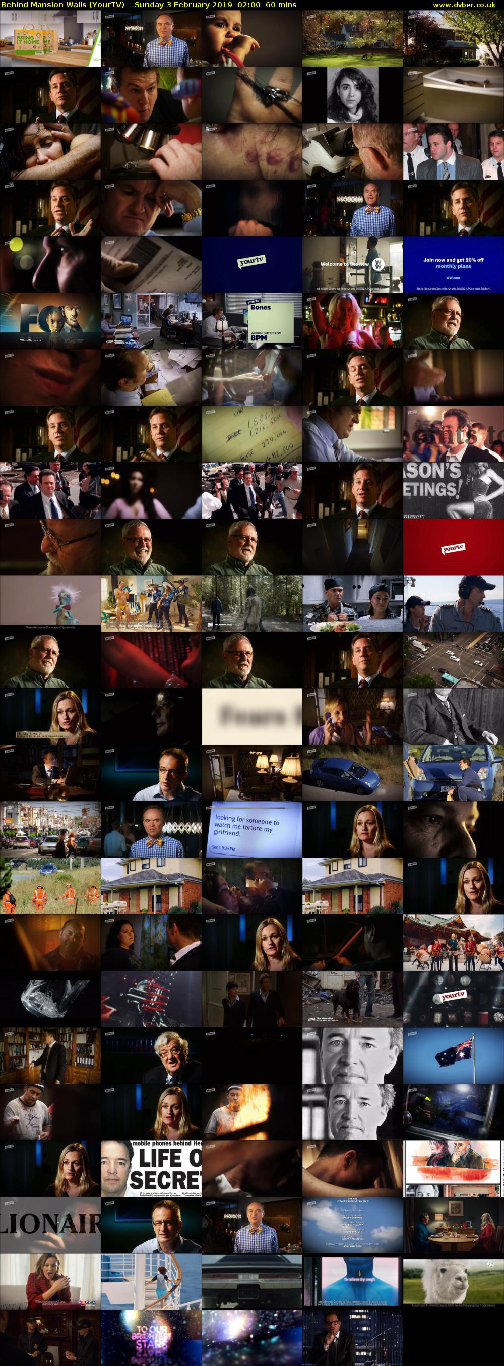 Behind Mansion Walls (YourTV) Sunday 3 February 2019 02:00 - 03:00