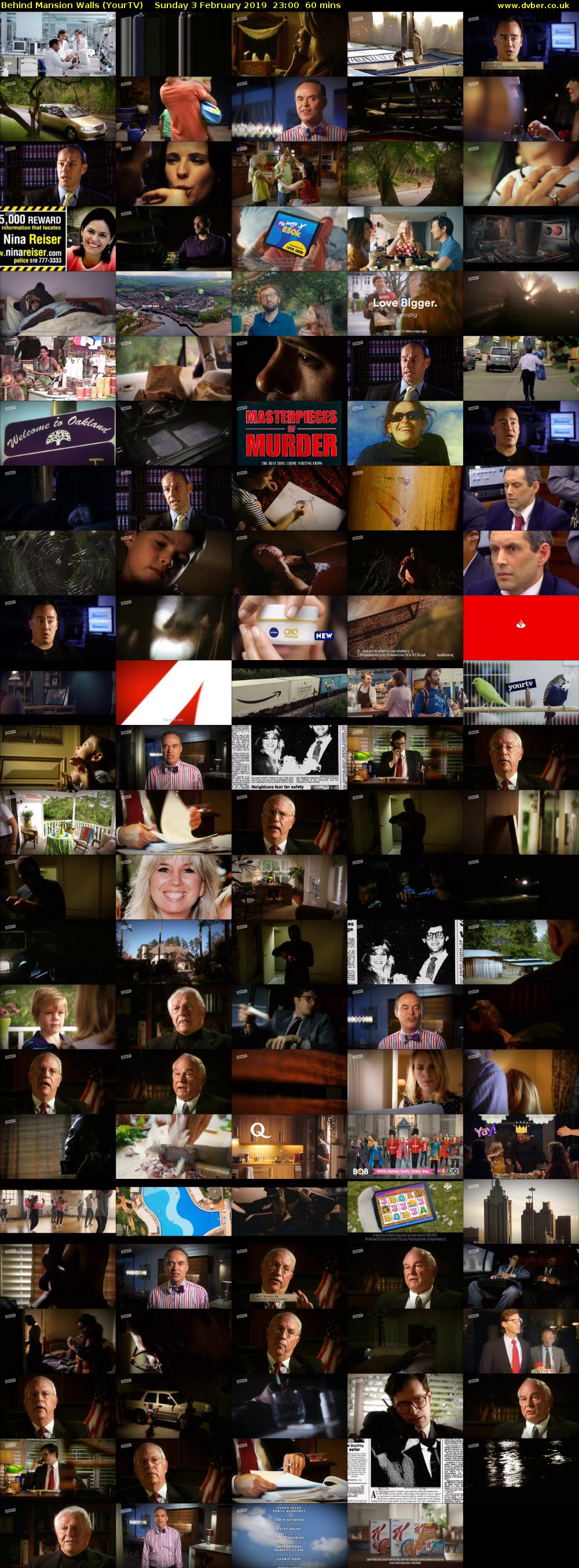 Behind Mansion Walls (YourTV) Sunday 3 February 2019 23:00 - 00:00