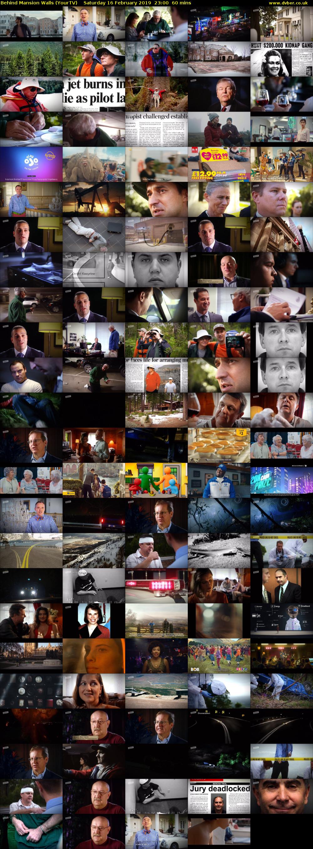 Behind Mansion Walls (YourTV) Saturday 16 February 2019 23:00 - 00:00