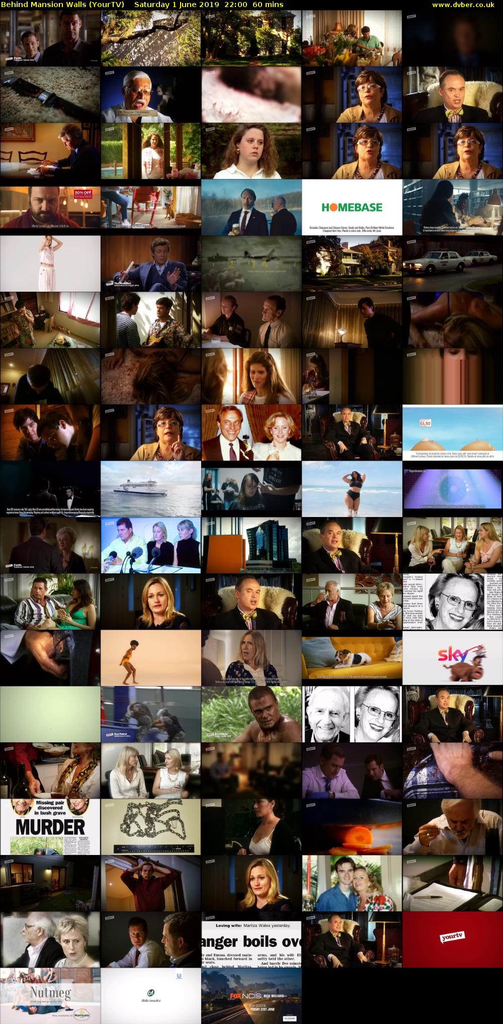 Behind Mansion Walls (YourTV) Saturday 1 June 2019 22:00 - 23:00