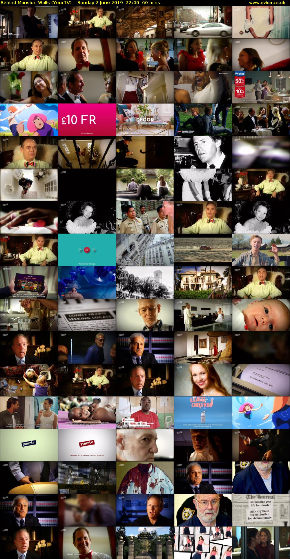 Behind Mansion Walls (YourTV) Sunday 2 June 2019 22:00 - 23:00