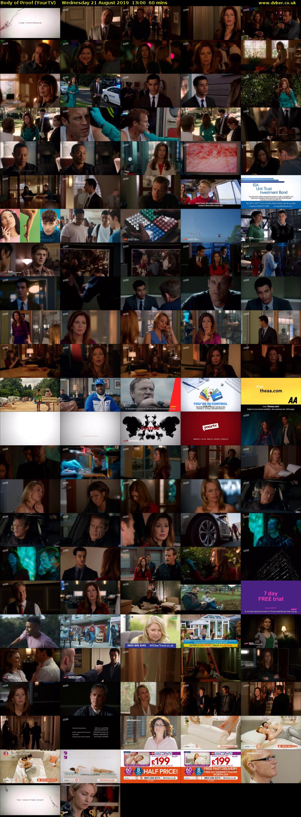 Body of Proof (YourTV) Wednesday 21 August 2019 13:00 - 14:00
