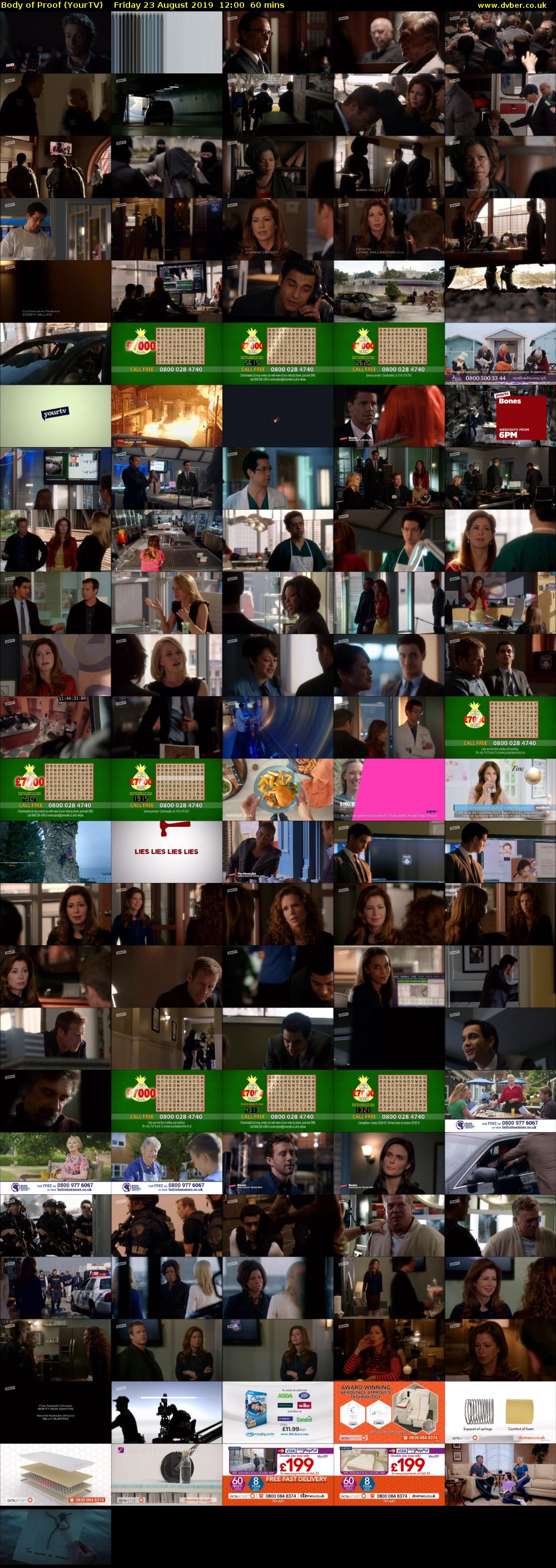 Body of Proof (YourTV) Friday 23 August 2019 12:00 - 13:00