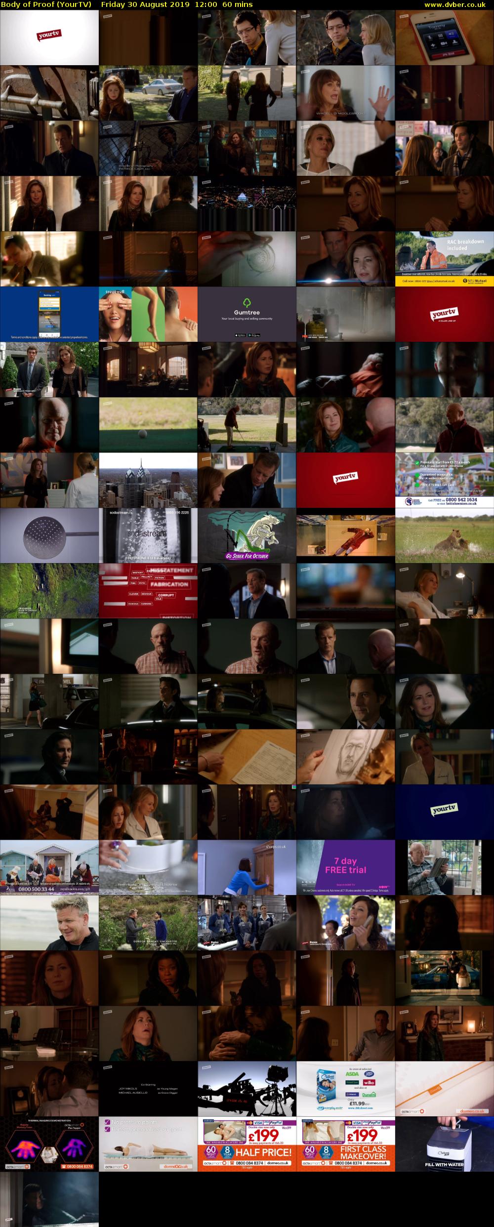 Body of Proof (YourTV) Friday 30 August 2019 12:00 - 13:00