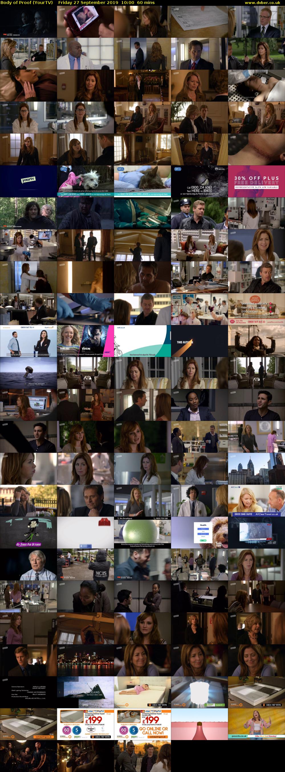 Body of Proof (YourTV) Friday 27 September 2019 10:00 - 11:00