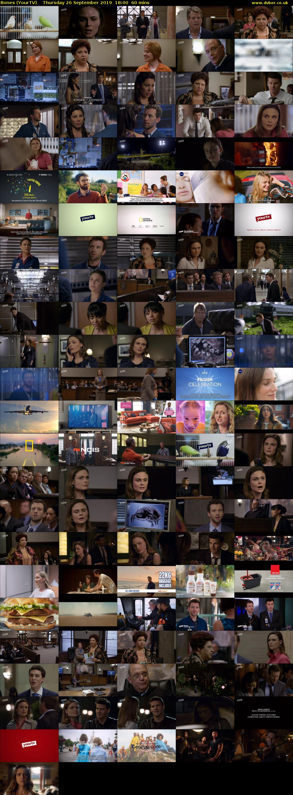 Bones (YourTV) Thursday 26 September 2019 18:00 - 19:00