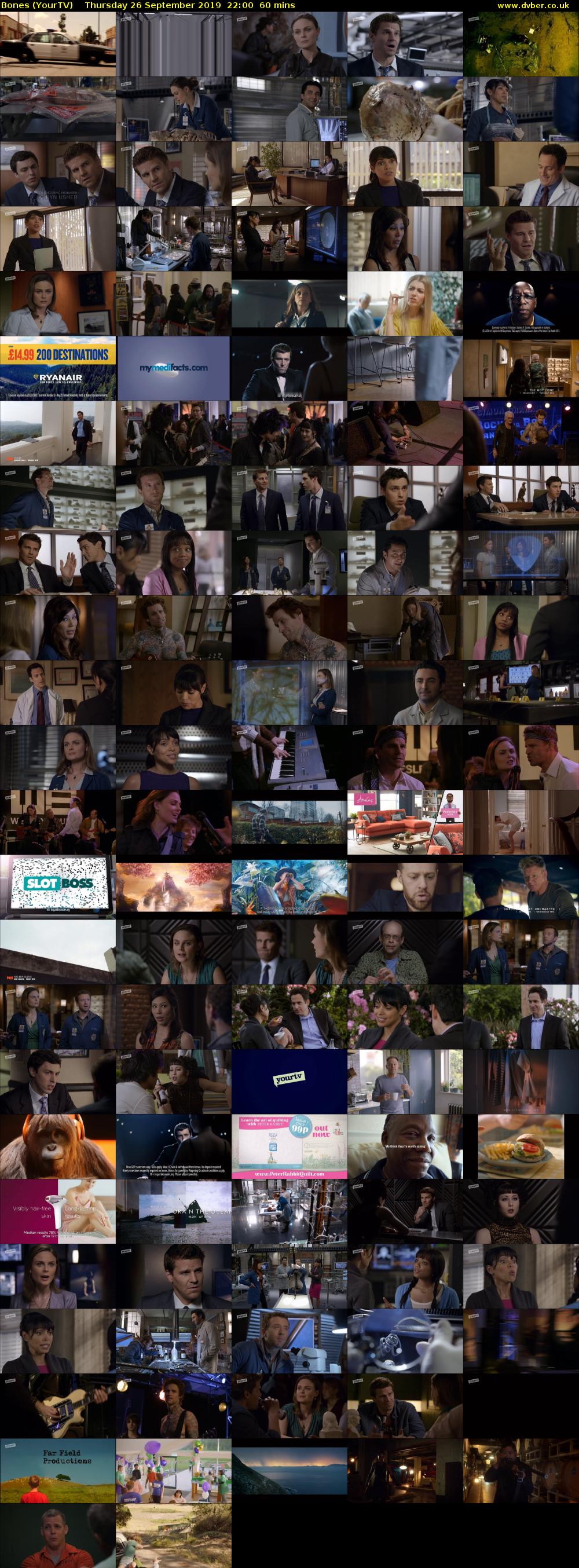 Bones (YourTV) Thursday 26 September 2019 22:00 - 23:00