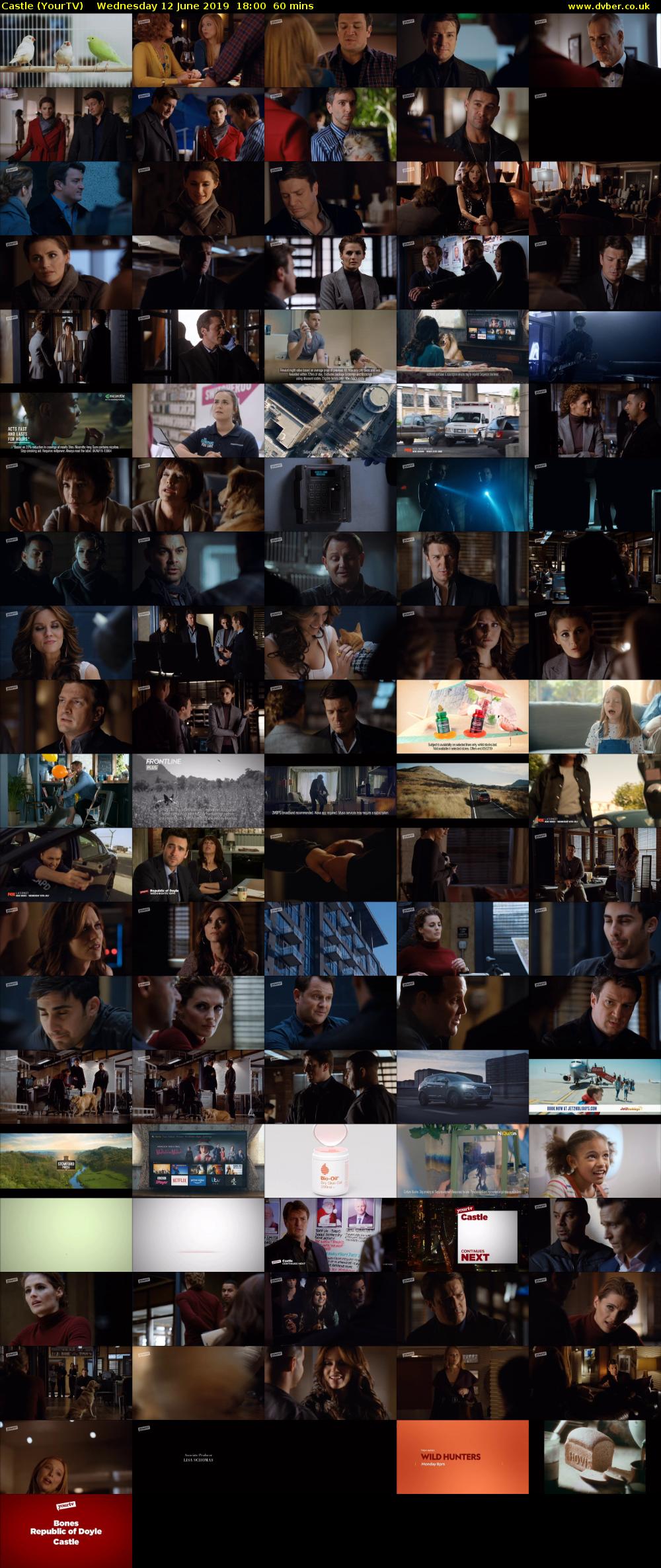 Castle (YourTV) Wednesday 12 June 2019 18:00 - 19:00