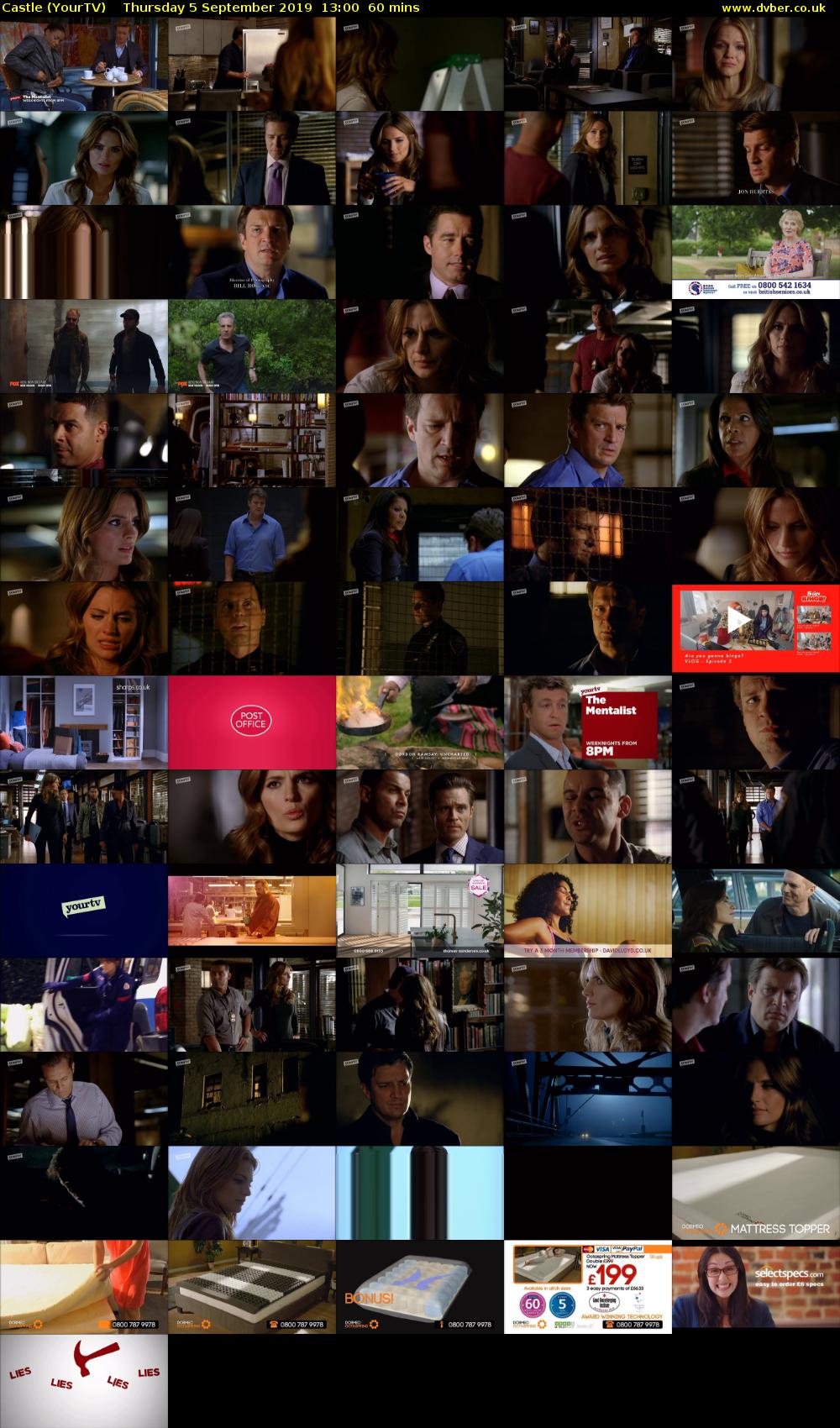 Castle (YourTV) Thursday 5 September 2019 13:00 - 14:00