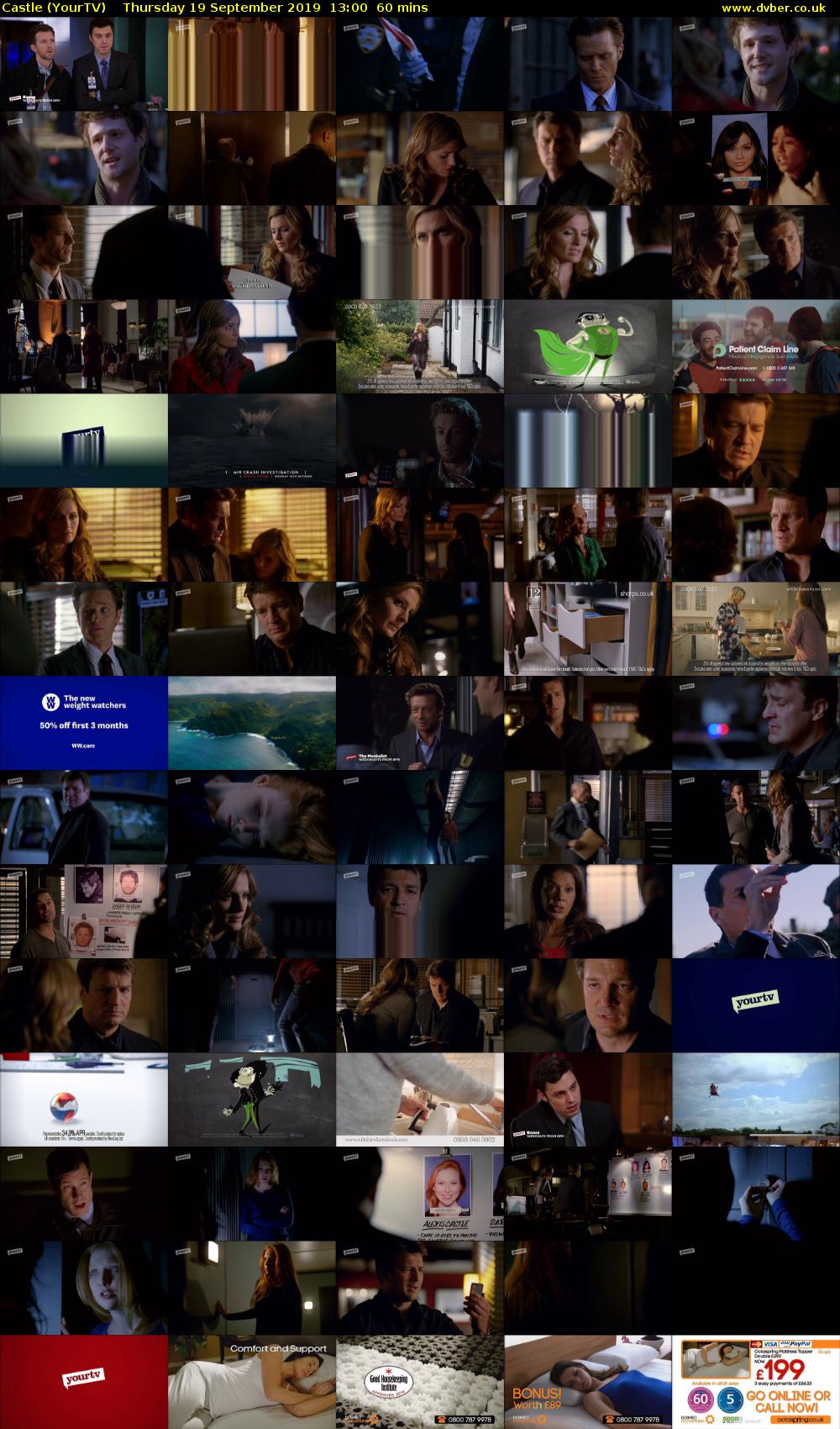 Castle (YourTV) Thursday 19 September 2019 13:00 - 14:00