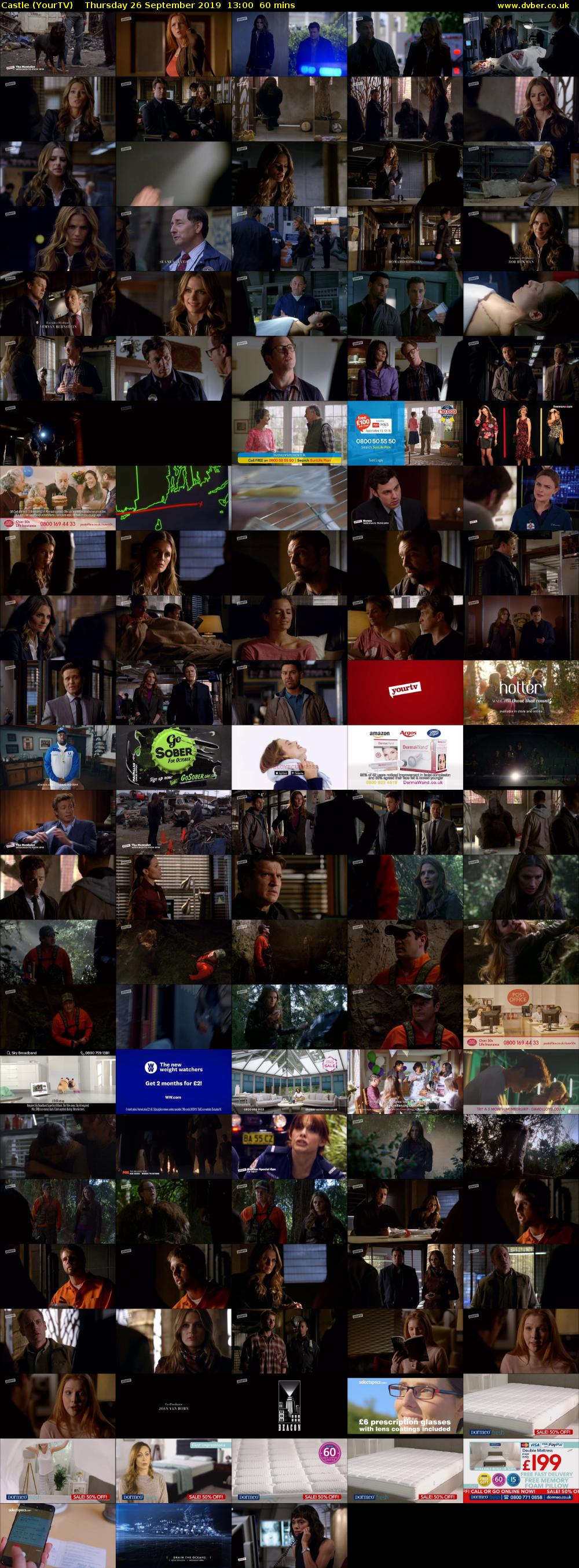 Castle (YourTV) Thursday 26 September 2019 13:00 - 14:00